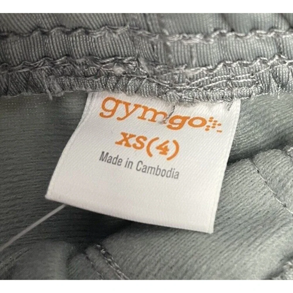 New Gymboree Boys XS 4 Grey Gymgo Active‎ Athletic Shorts Gym Elastic Waist